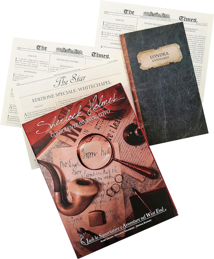 Asmodee - Sherlock Holmes Untersuchungsberater: Jack Lo Ripper und Abenteuer im West End - Detektive