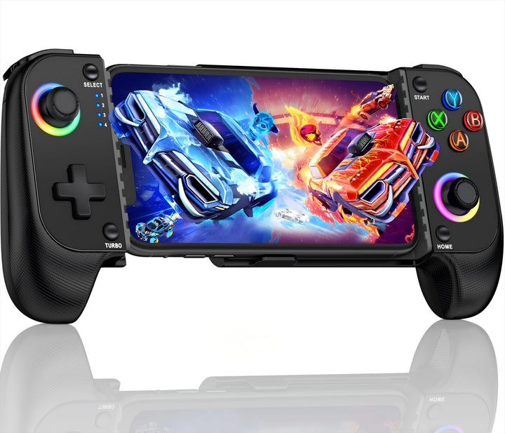 HASACOOL Handy Controller für iPhone, Smartphone Controller für Android mit Hall Effect Joystick, Bl