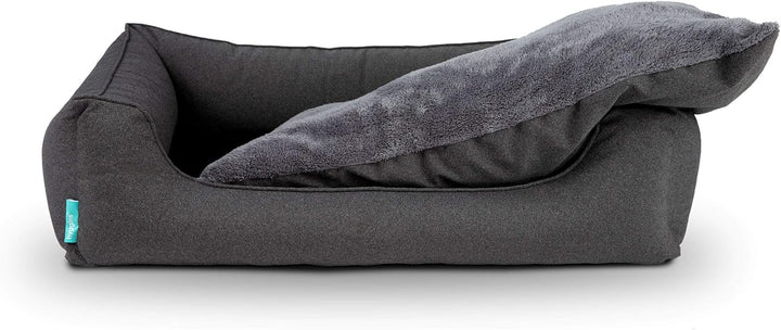 Hyggins Dreamer Perfect Hundebett | Wendekissen orthopädisch | Bezug abnehmbar und waschbar | Boden