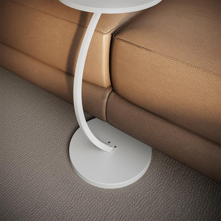 Vicco Beistelltisch Alvio, Weiss, 40 x 60 cm, als Ablagefläche für Wohnzimmer oder Schlafzimmer eins