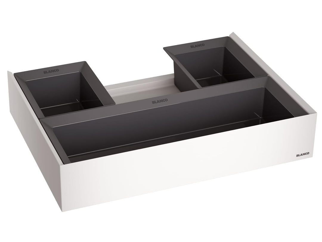BLANCO Organisationsschublade | Kunststoff | 60er Unterschrank | Ordnung schaffen mit System | Gedäm