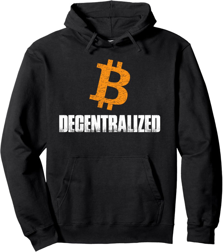 Decentralized - Bitcoin Blockchain Pullover Hoodie