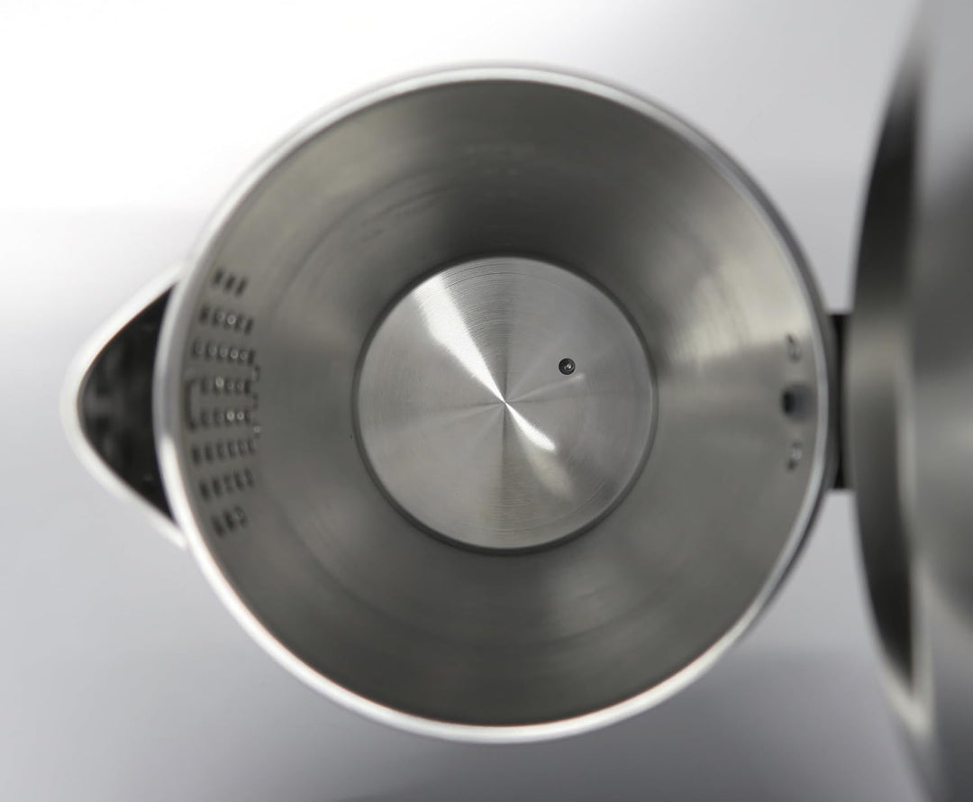 Trisa Digital Boil Doppelwandiger Wasserkocher 1,7L mit Temperatureinstellung (40-100°C), Edelstahl