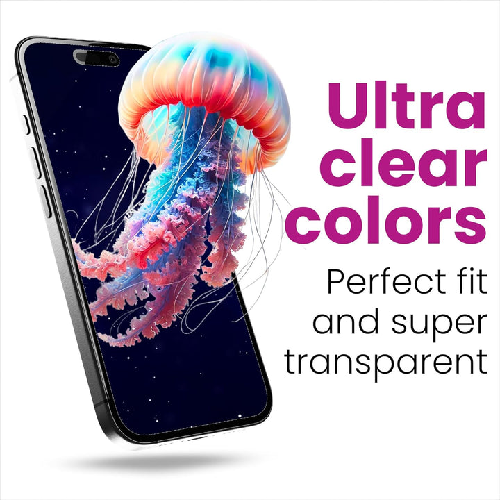 atFoliX Glasfolie kompatibel mit Huion Kamvas 24 Panzerfolie, 9H Hybrid-Glass FX Schutzpanzer Folie