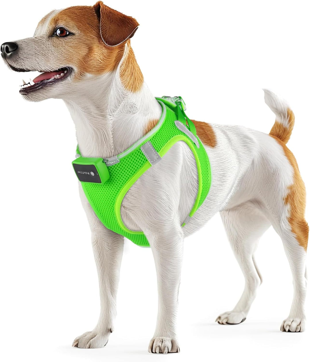 PcEoTllar Hundegeschirr Leuchtend, Leuchtgeschirr LED Aufladbar & Reflektierendes, Beleuchtetes Leuc