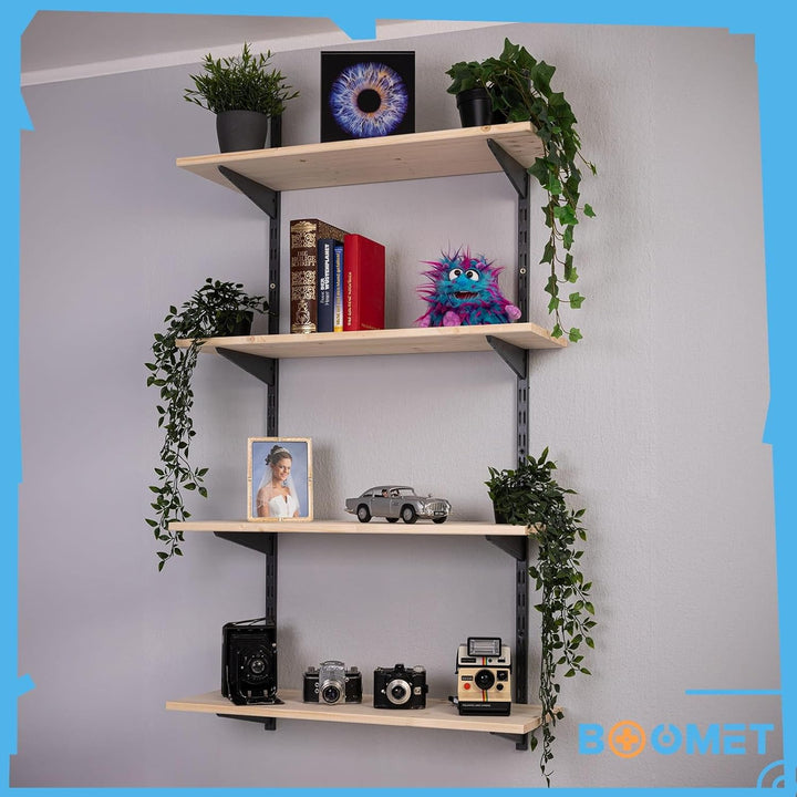 Regalboden Holz Fichte · 19mm stark · 80 cm breit · 20-50 cm tief · Holzbrett Holzplatte Regal Boden