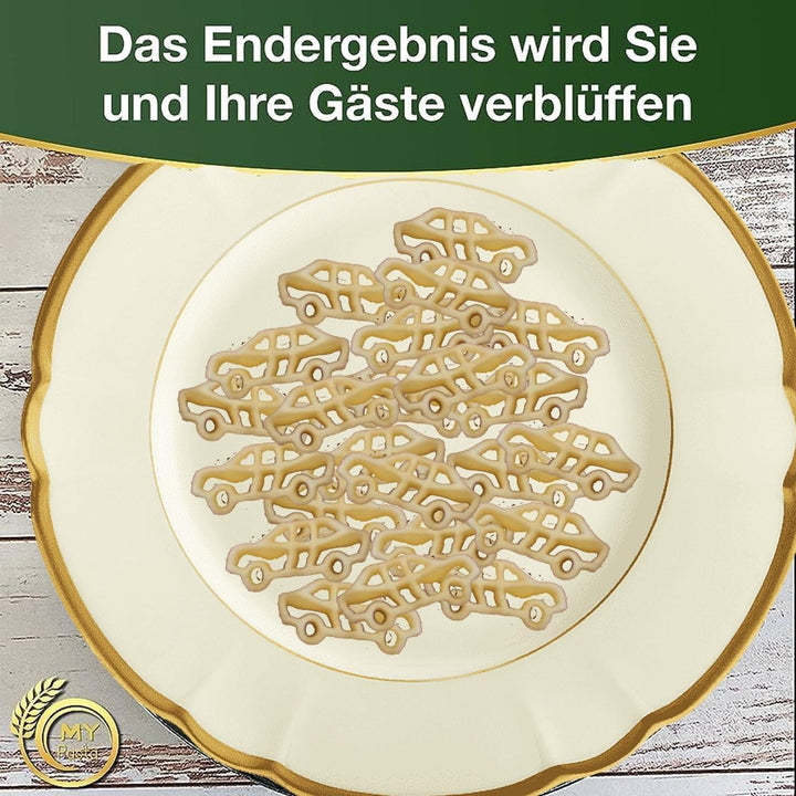 MY PASTA - Auto Motivnudeln - Zubehör für Nudelmaschinen - Nudelscheibe kompatibel mit Philips Nudel