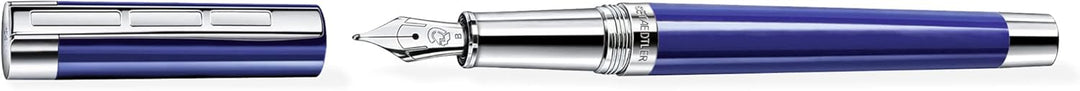 STAEDTLER Initium Resina Füllhalter, blaues Edelharz, B, Made in Germany, mit edler Geschenkverpacku