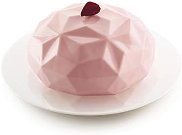 silikomart | Silikon-Kuchenform Modern GEMMA, antihaftbeschichtet, 1er Pack Kuchenform, 3D Design, Ø