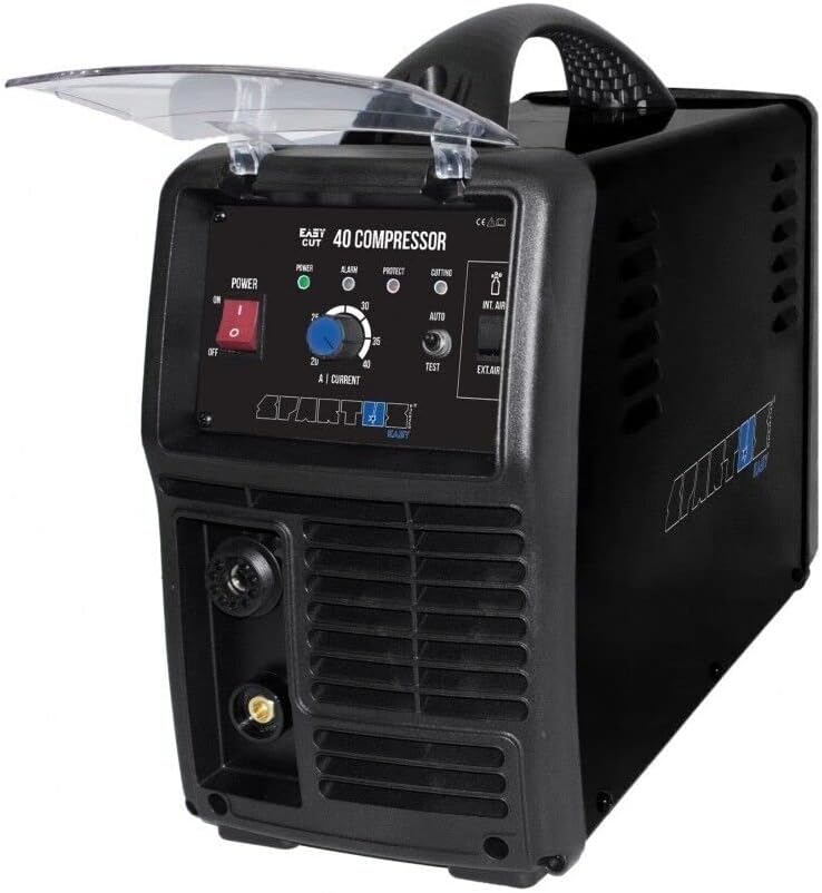 Spartus® EasyCUT 40 Compressor Plasmaschneider Dicke 25mm Inverter 20-40A mit eingebautem Kompressor