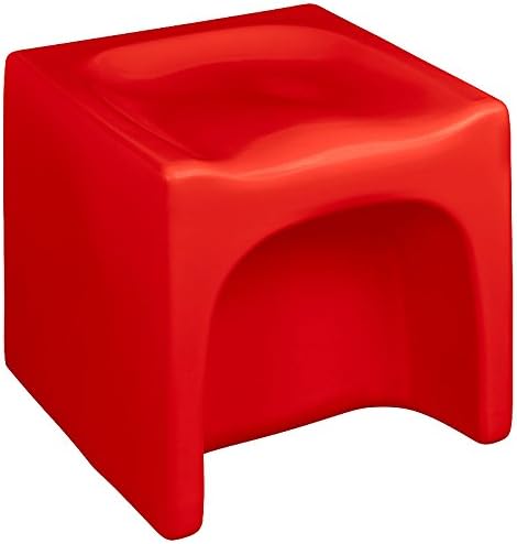 esku DADU Kinderhocker mit DREI Sitzhöhen für Innen- und Aussenbereich | wetterfester Wendehocker fü