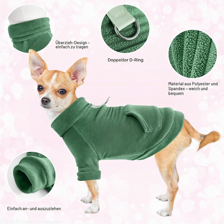 Mosukoirl Hundepullover Hund Hoodie Haustier Warme Mäntel Baumwolle Sweatshirts Hund Kleidung mit Ta