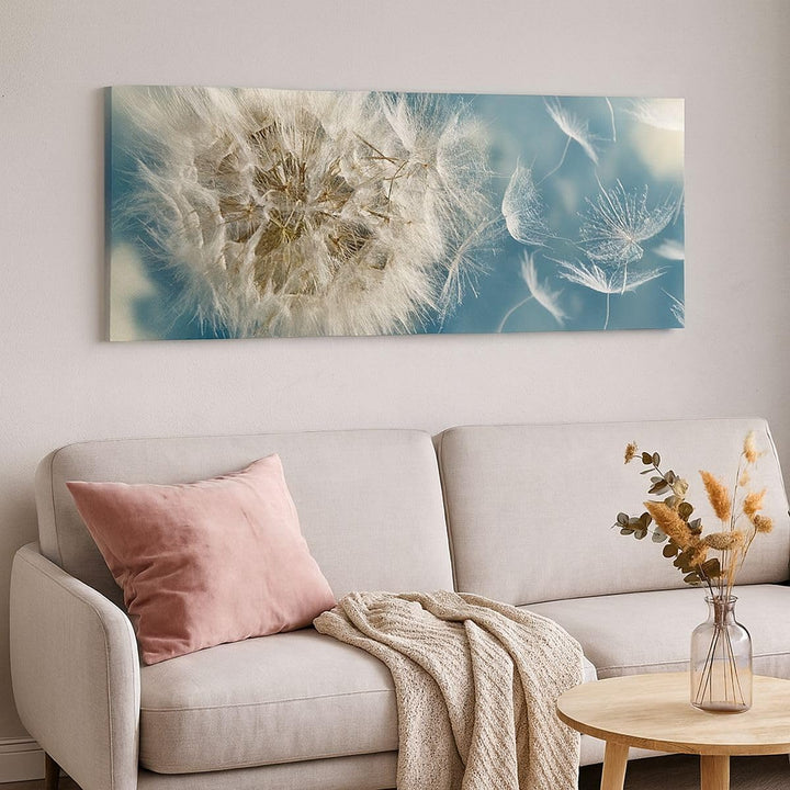 Panorama Bilder auf Leinwand 100x40cm Leinwandbild Baby Sommer Pflanze Gross Wanddeko Bild Schlafzim