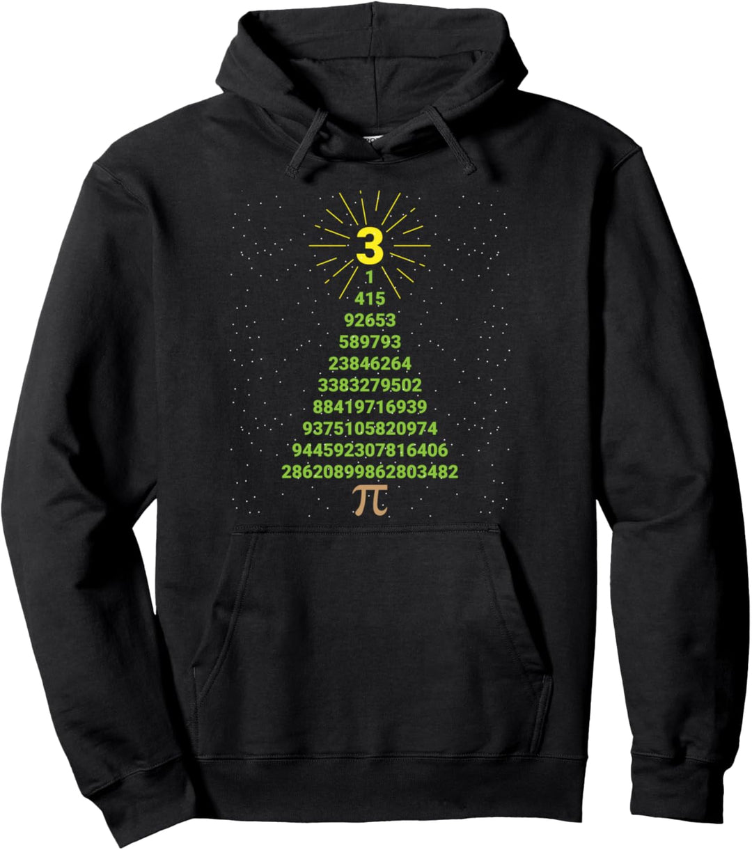 Witziger Pi Weihnachtsbaum Mathe Weihnachten Geschenk Pullover Hoodie