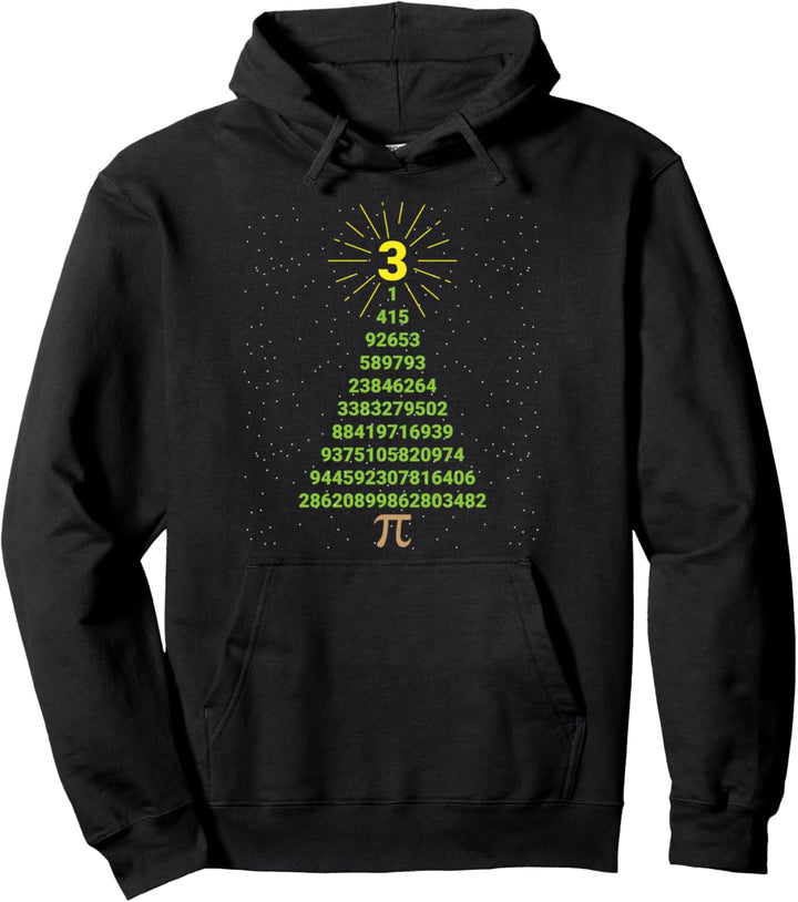 Witziger Pi Weihnachtsbaum Mathe Weihnachten Geschenk Pullover Hoodie