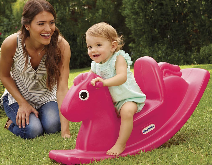 Little Tikes Schaukelpferd - Spielzeug für Kleinkinder mit einfachen Griffen & stabilem Sattel. Lang
