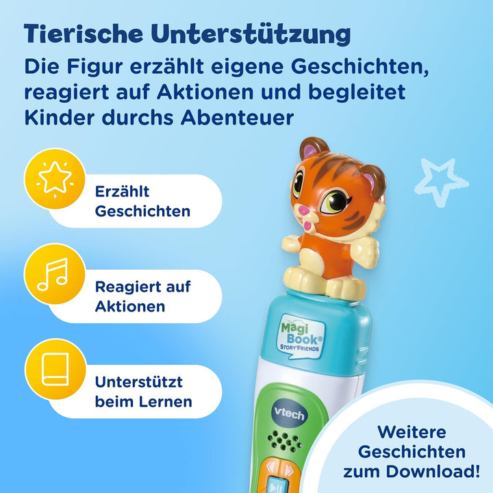 Vtech MagiBook Story'Friends Starter Set inkl. Buch Tagesabläufe Lernstufe 1 – 2 interaktive Soundbü
