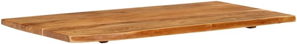 vidaXL Akazienholz Massiv Waschtischplatte Badezimmer Waschtisch Waschtischkonsole Platte Holzplatte