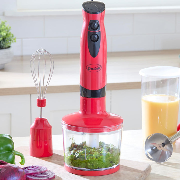 3 PAGEN® 4-in-1 Stabmixer Set BlendXpress – Spülmaschinenfest Aufsätze – Kompakte Masse und umfangre
