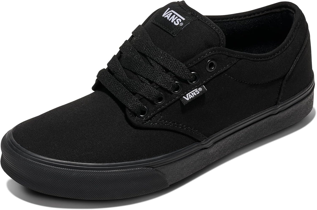 Vans Herren Atwood Sneaker 38.5 EU Canvas Black Black, 38.5 EU Canvas Black Black