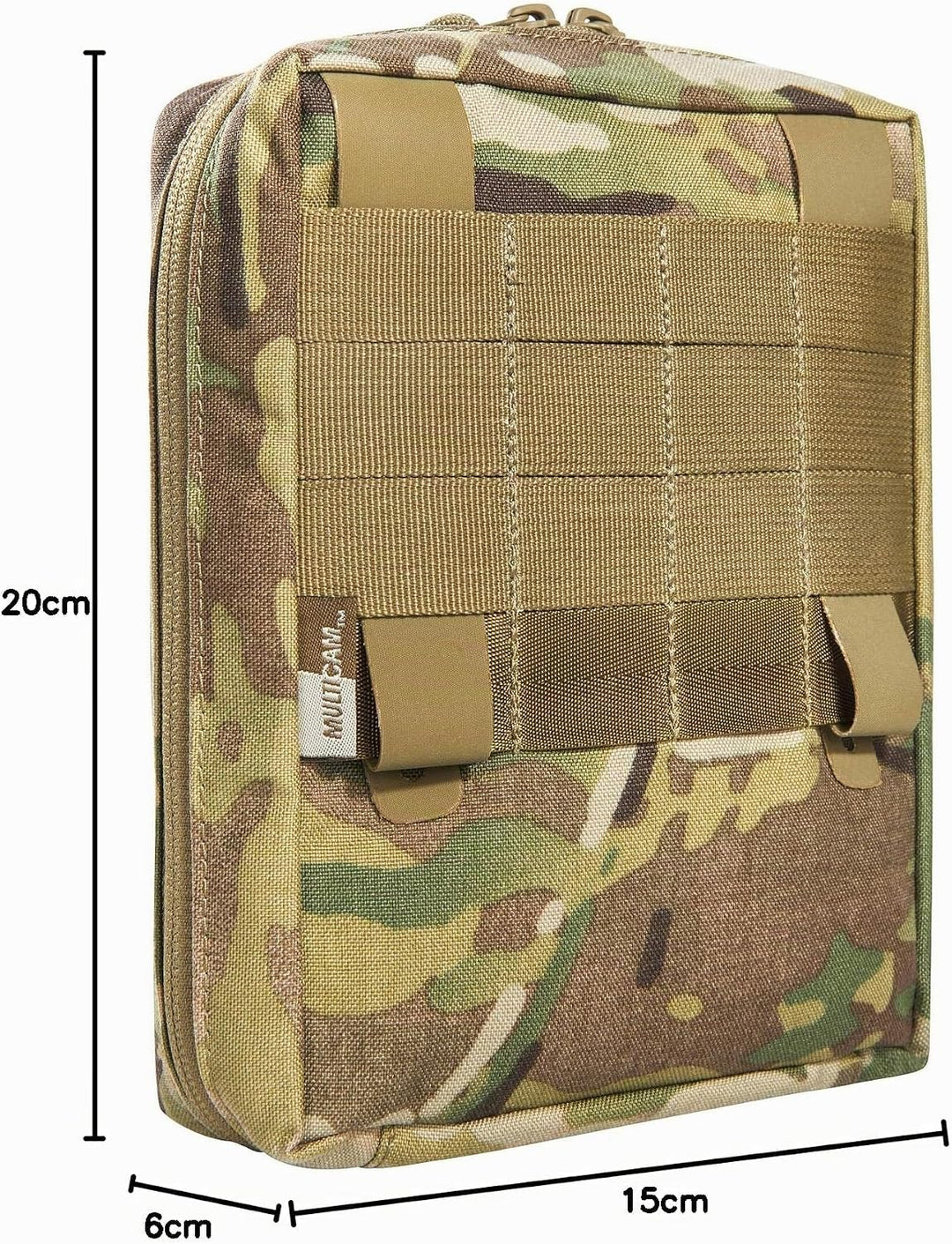 Tasmanian Tiger TT Tac Pouch 6.1 Rucksack Zusatz-Tasche mit Patch Klett-Fläche Molle-System kompatib