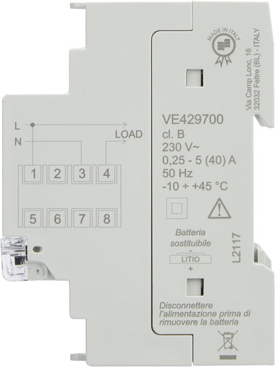 Vemer VE429700 Zähler von Energie energy-230 Multi mit Verbuchung für Zeiten MULTITARIFFA für System