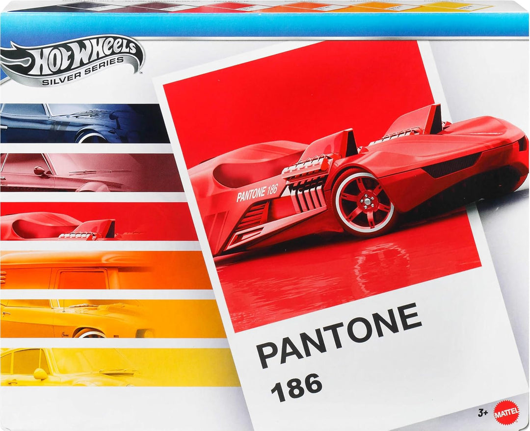 Hot Wheels Spielzeugautos und -Vans Multipack, Pantone Die-Cast-Fahrzeuge im Massstab 1:64 zum Samme