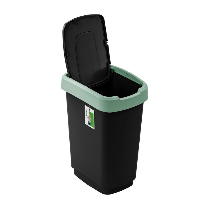 PAFEN 4x Mülleimer SET Mülltrennung 25L - 41 x 30 x 61,5cm - Abfallbehälter Mülltonne mit Spezialkla