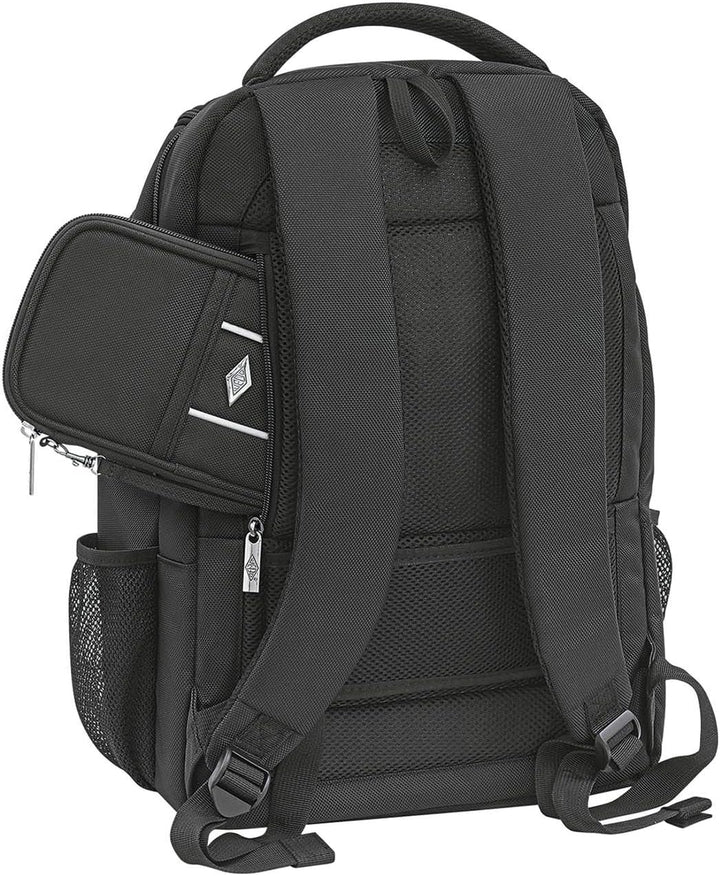 Wedo 597601 Business Rucksack mit Komfortausstattung, Schutzfächer für Notebooks bis 15,6 Zoll &amp; Tab
