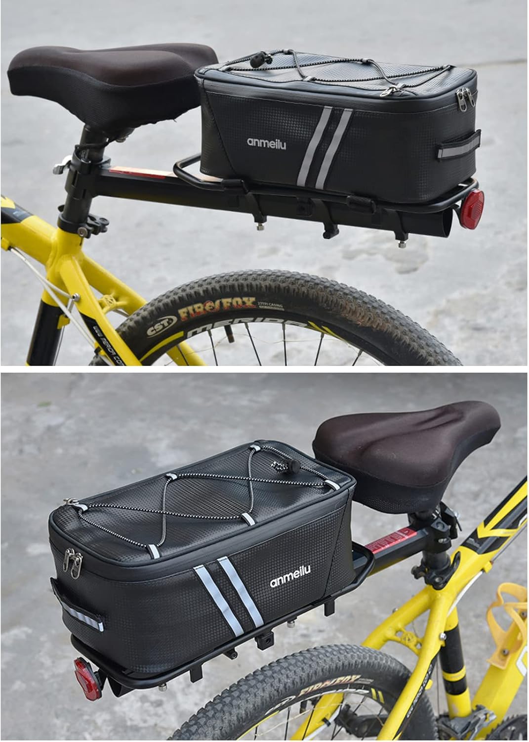 Wasserdichte Gepäckträgertasche für Scooter Fahrrad für Xiaomi M365 1S Pro 2 Mi 3 Elektroroller Aufb