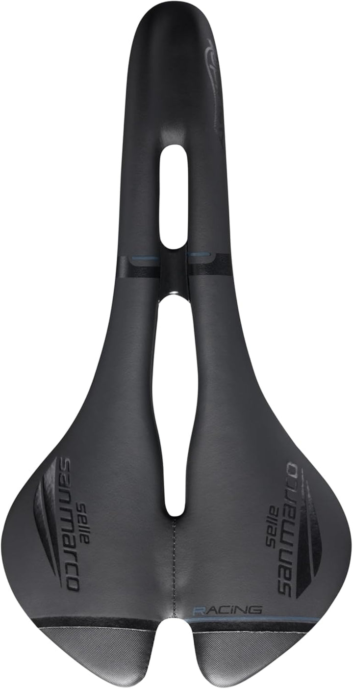 Selle San Marco Unisex – Erwachsene Aspide Racing Sattel L Black/Black, L Black/Black