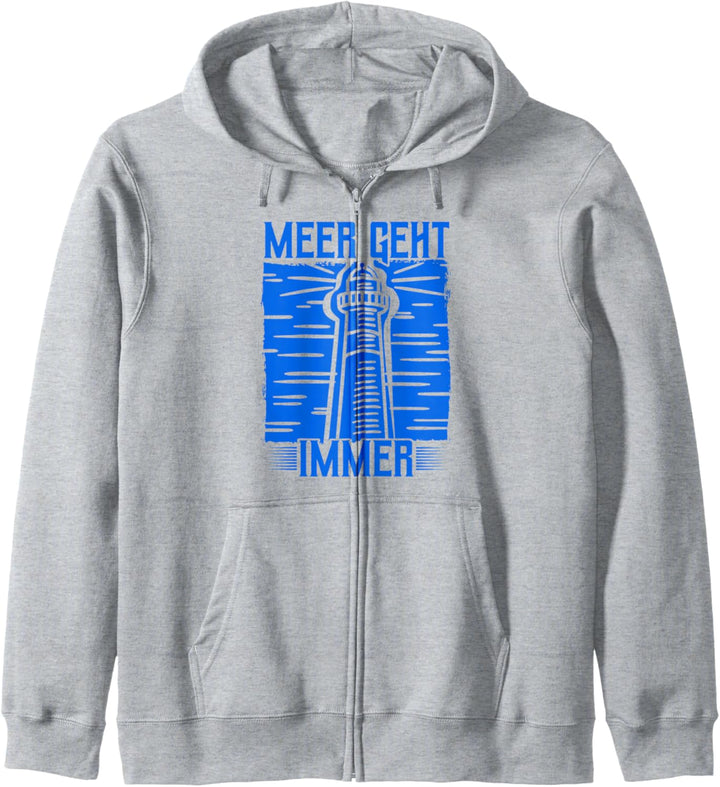 Meer Geht Immer, Leuchtturm & Küste Für Nordsee & Ostsee Kapuzenjacke