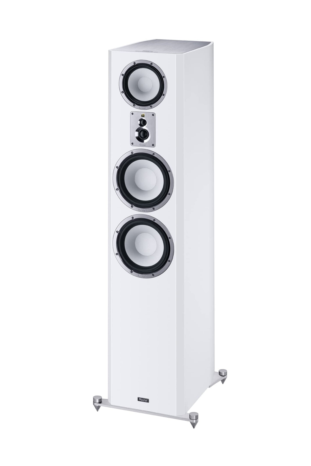 Magnat Signature 1109, High-End-4-Wege-Bassreflex Standlautsprecher 1 STÜCK, Weiss, Weiss