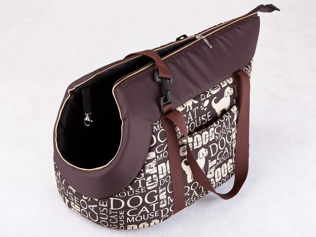 Hundetasche Tragetasche für kleinen und mittleren Hund, Welpen, Katze für Spaziergang - Grösse S 20