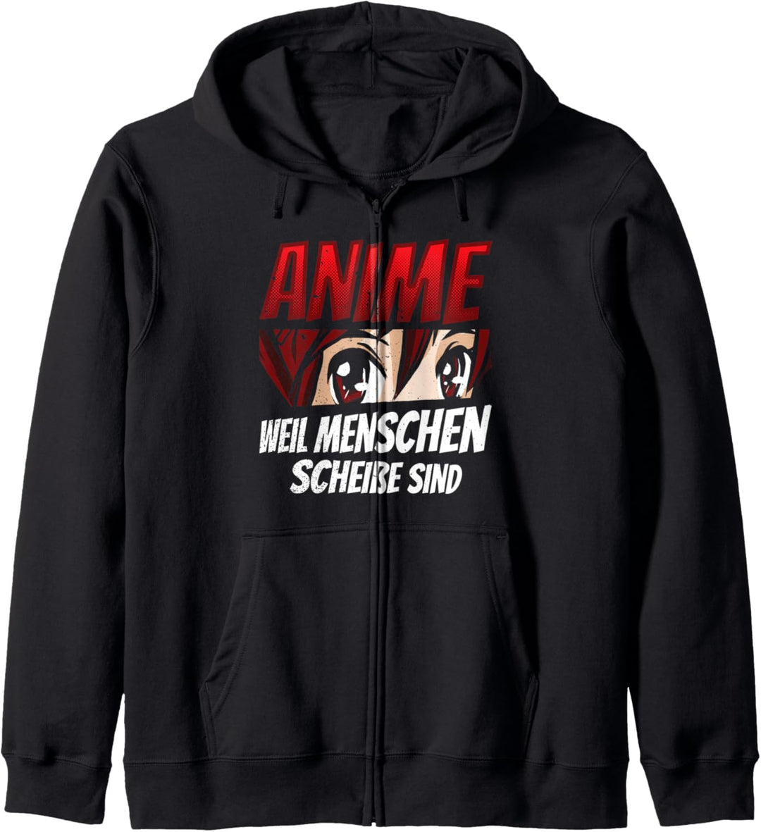 Anime Weil Menschen Scheisse Sind Kawaii Otaku Manga Japan Kapuzenjacke