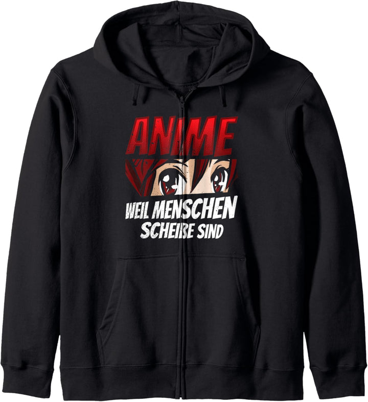 Anime Weil Menschen Scheisse Sind Kawaii Otaku Manga Japan Kapuzenjacke