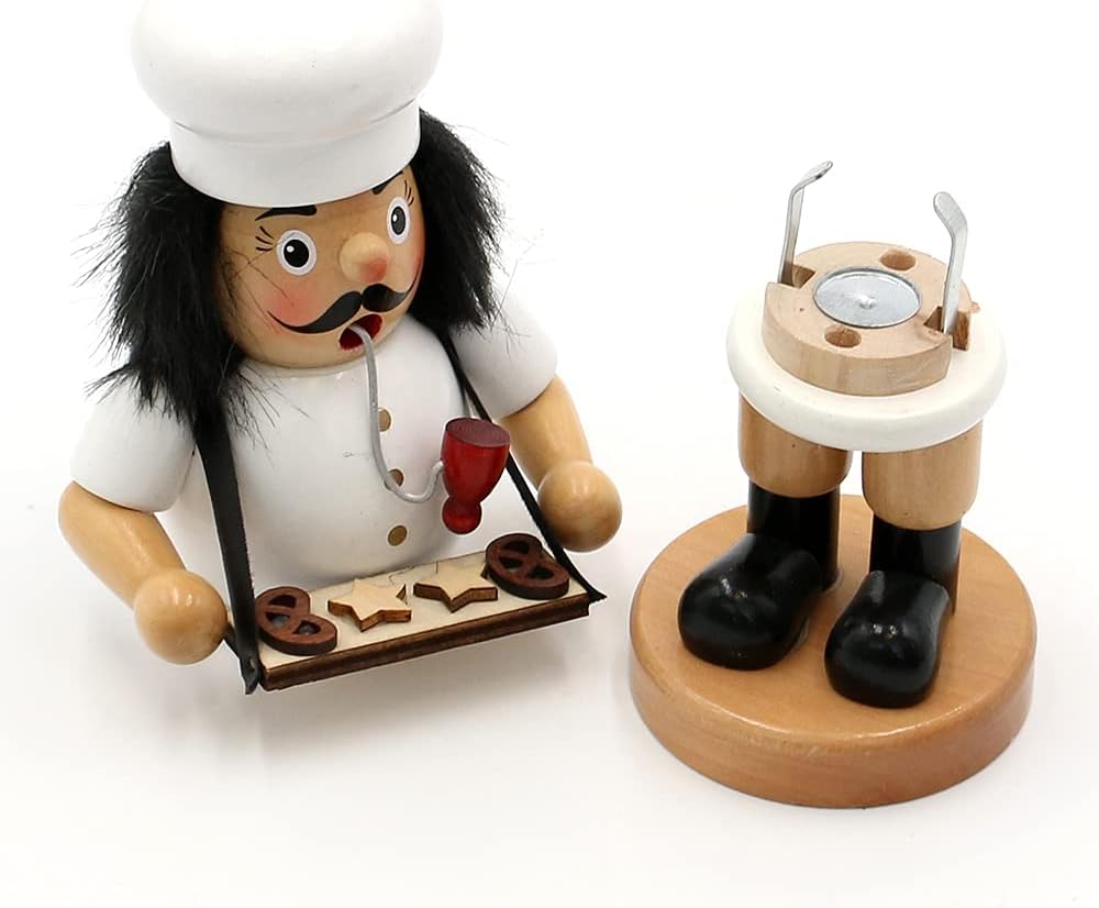**** Räuchermann als Bäcker, ca. 19 cm 19 cm Bäcker, 19 cm Bäcker