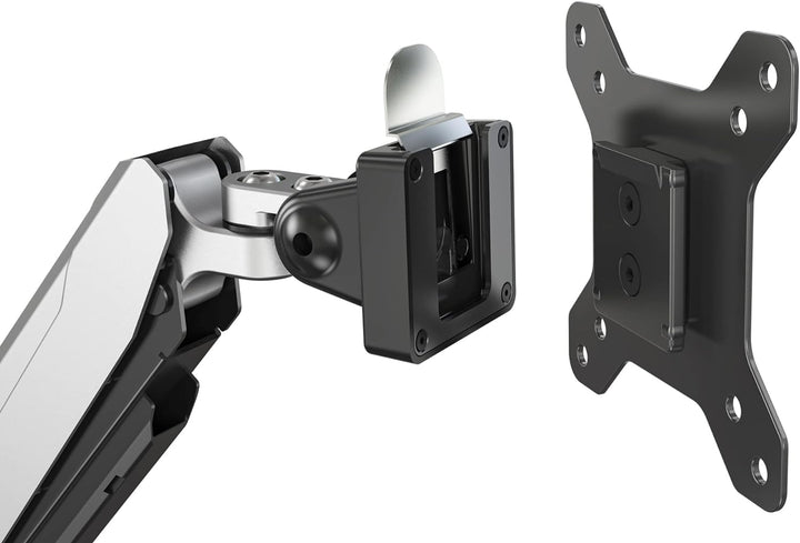 DIGITUS Monitorhalterung - Klemme & Gasdruckfeder - 2 Monitore - Bis 27 Zoll - Bis 2x 8 kg - VESA 75