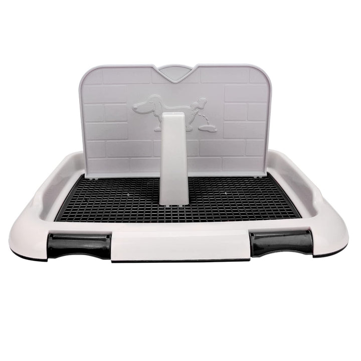 01 Trainingstoilette, Zaun Hundetoilette für Rüden für kleine Hunde(Black), black