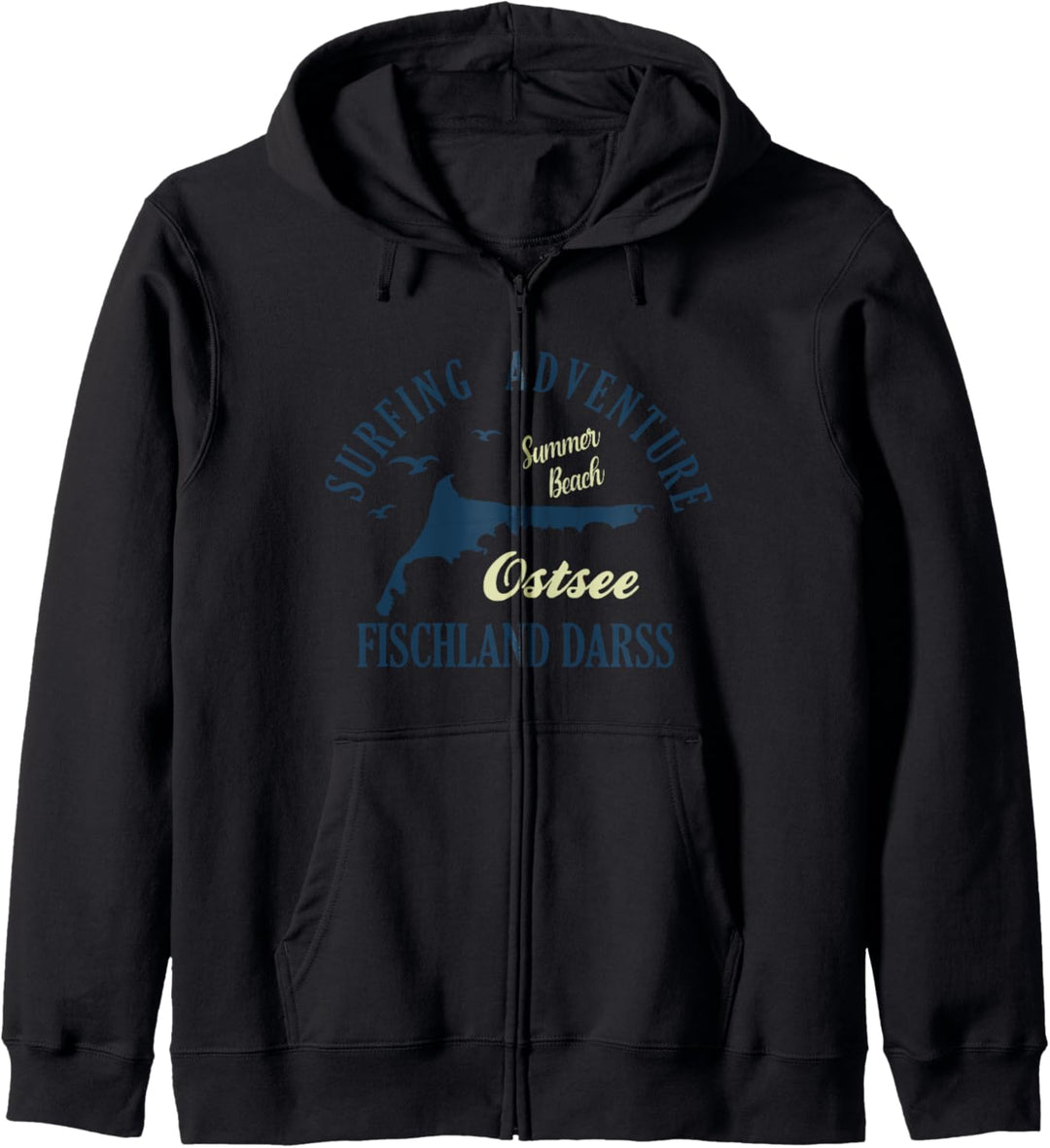 Ostsee Fischland Darss Surfen Wassersportler Kapuzenjacke