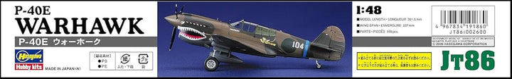 Hasegawa JT86 - P-40E Warhawk USAAF