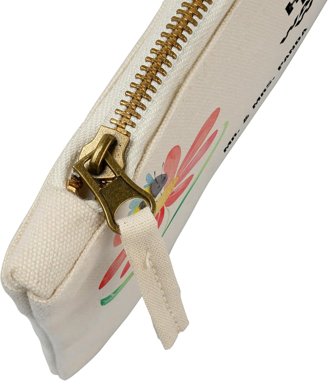 Mr. & Mrs. Panda Federmappe Hummel Blume Grösse S Klein - Geschenk, Natur, Kulturtasche, Pouch, Bien