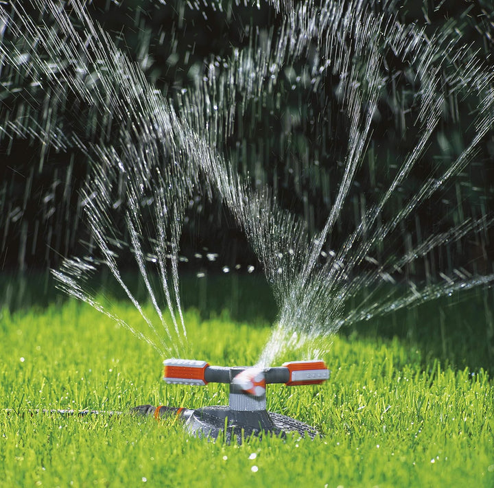 Gardena Comfort Kreisregner Mambo: Rasensprenger &amp; Abzweig-Satz für 13 mm (1/2 Zoll)- und 15 mm (5/8