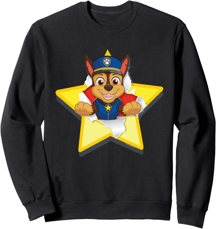 Paw Patrol Chase Torn Star Sweatshirt