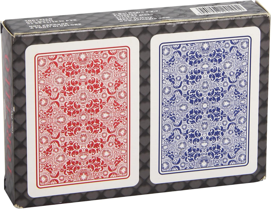 Dal Negro Torcello Bridge-Ramino Playing Cards - 100% PVC, 2 Decks