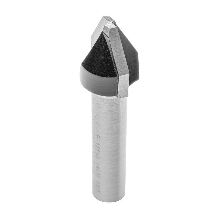 ENT 12190 Schriftenfräser HW, Schaft (S) 8 mm, Durchmesser (D) 4,5 mm, NL 15,1 mm, E 60°, SL 32 mm,