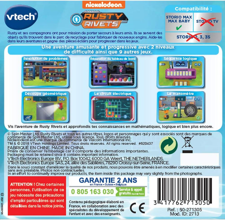 VTech 271305 HD Storio Rusty Nieten Interaktives Spiel, Mehrfarbig