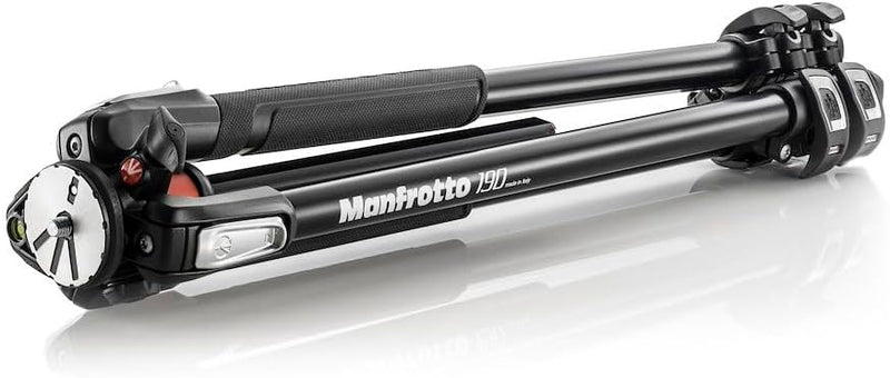 Manfrotto MT190XPRO3 Aluminium Stativ mit 3 Segment tripod Single, tripod Single