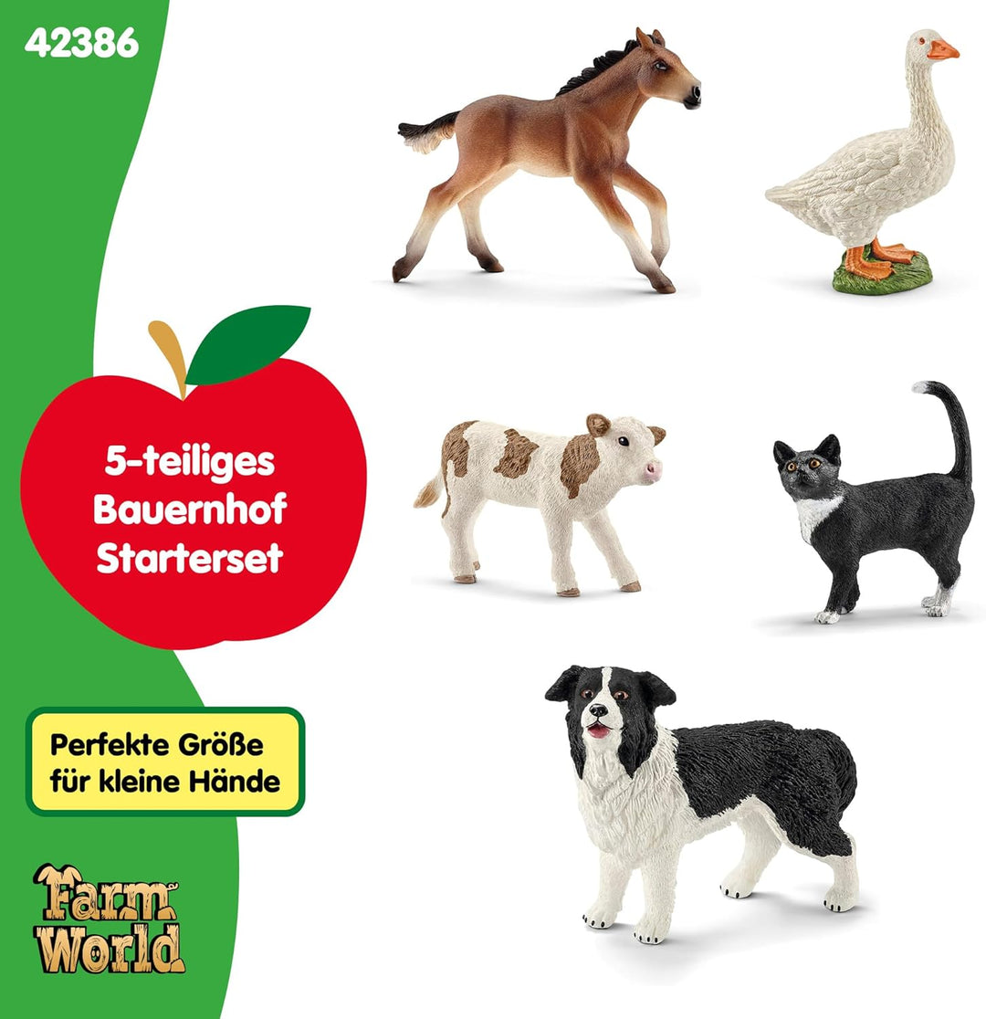 schleich 42386 FARM WORLD Tier-Mix, ab 3 Jahren, FARM WORLD - Spielfigur, 10 x 15 x 20 cm neue Versi