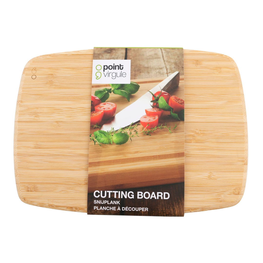 Point-Virgule Schneidebrett, Schneidebrett aus Holz, Küchenzubehör zum Schneiden von Brot, Fleisch,